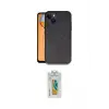 ieg™ iPhone 15 Kılıf Kıvılcım Işık Serisi - Siyah Polymer Nano Ekran Koruyucu