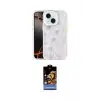 ieg™ iPhone 15 Kılıf Odak Prime - Siyah Buffer Hayalet Cam Ekran Koruyucu
