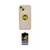 ieg™ iPhone 15 Kılıf Yörünge Çizgi - Siyah Buffer Hayalet Cam Ekran Koruyucu
