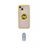 ieg™ iPhone 15 Kılıf Yörünge Çizgi - Siyah Joko Magic 5D Cam