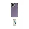 ieg™ iPhone 15 Pro Kılıf Ahenk Çizgi Prime - Şeffaf Pasifik Cam Ekran Koruyucu