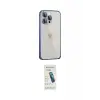 ieg™ iPhone 15 Pro Kılıf Eksen Form Serisi - Şeffaf Pasifik Cam Ekran Koruyucu