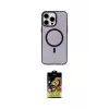 ieg™ iPhone 15 Pro Kılıf Eksen Işık Prime - Siyah Buffer Cam Ekran Koruyucu