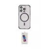 ieg™ iPhone 15 Pro Kılıf Eksen Klasik Koleksiyonu - Siyah Joko 5D Cam