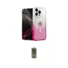 ieg™ iPhone 15 Pro Kılıf Eksen Minimal Özel Seri - Siyah Joko Magic 5D Hayalet Cam