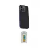 ieg™ iPhone 15 Pro Kılıf Kıvılcım Modern Özel Seri - Siyah Polymer Nano Ekran Koruyucu