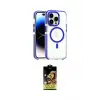 ieg™ iPhone 15 Pro Kılıf Kozmos Doku Koleksiyonu - Siyah Buffer Cam Ekran Koruyucu
