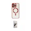 ieg™ iPhone 15 Pro Kılıf Nova Işık Özel Seri - Siyah Bilvis 3D Mat Cam Ekran Koruyucu