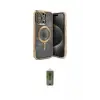ieg™ iPhone 15 Pro Kılıf Nova Işık Özel Seri - Siyah Joko Magic 5D Hayalet Cam