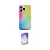 ieg™ iPhone 15 Pro Kılıf Pusula Form - Siyah Bilvis 5in1 3D Magic Cam Ekran Koruyucu