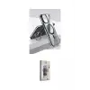 ieg™ iPhone 15 Pro Kılıf Vadi Çizgi Özel Seri - Siyah Bilvis 3D Cam Ekran Koruyucu