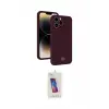 ieg™ iPhone 15 Pro Kılıf Vadi Çizgi Prime - Siyah Joko 5D Cam