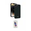 ieg™ iPhone 15 Pro Kılıf Vadi Çizgi Prime - Siyah Joko 5D Cam
