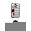 ieg™ iPhone 15 Pro Kılıf Yadigar Doku Özel Seri - Siyah Buffer Hayalet Cam Ekran Koruyucu
