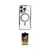 ieg™ iPhone 15 Pro Kılıf Yadigar Klasik Özel Seri - Siyah Buffer Cam Ekran Koruyucu