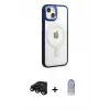 ieg™ iPhone 15 Pro Kılıf Yankı Işık Özel Seri - Siyah Joko Magic 5D Cam + Raze Metal Kamera Lens - SH