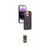 ieg™ iPhone 15 Pro Kılıf Yörünge Klasik - Siyah Joko Magic 5D Hayalet Cam