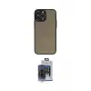 ieg™ iPhone 15 Pro Max Kılıf Ahenk Çizgi Serisi - Siyah Vanessa Magic Cam