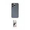 ieg™ iPhone 15 Pro Max Kılıf Ahenk Serisi - Siyah Bilvis 3D Mat Cam Ekran Koruyucu