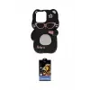 ieg™ iPhone 15 Pro Max Kılıf Akış Yansıma - Siyah Buffer Hayalet Cam Ekran Koruyucu