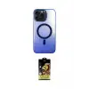 ieg™ iPhone 15 Pro Max Kılıf Doruk Klasik Prime - Siyah Buffer Cam Ekran Koruyucu