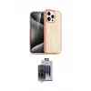 ieg™ iPhone 15 Pro Max Kılıf Eksen Doku Koleksiyonu - Siyah Vanessa Magic Cam