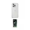 ieg™ iPhone 15 Pro Max Kılıf Eksen Form Serisi - Şeffaf 360 Full Body Arka Koruyucu
