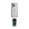 ieg™ iPhone 15 Pro Max Kılıf Eksen Form Serisi - Şeffaf 360 Full Body Arka Koruyucu