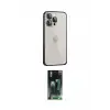 ieg™ iPhone 15 Pro Max Kılıf Eksen Form Serisi - Şeffaf 360 Full Body Arka Koruyucu