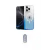 ieg™ iPhone 15 Pro Max Kılıf Eksen Minimal Özel Seri - Siyah Joko Magic 5D Cam