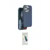 ieg™ iPhone 15 Pro Max Kılıf Kıvılcım Çizgi Serisi - Şeffaf Pasifik Cam Ekran Koruyucu
