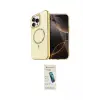 ieg™ iPhone 15 Pro Max Kılıf Kıvılcım Form Prime - Şeffaf Pasifik Cam Ekran Koruyucu