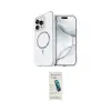 ieg™ iPhone 15 Pro Max Kılıf Kıvılcım Form Prime - Şeffaf Pasifik Cam Ekran Koruyucu