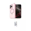 ieg™ iPhone 15 Pro Max Kılıf Kıvılcım Form Prime - Siyah Bilvis 0.18mm Plus Cam Ekran Koruyucu