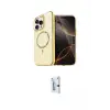 ieg™ iPhone 15 Pro Max Kılıf Kıvılcım Form Prime - Siyah Bilvis 0.18mm Plus Cam Ekran Koruyucu