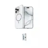 ieg™ iPhone 15 Pro Max Kılıf Kıvılcım Form Prime - Siyah Bilvis 0.18mm Plus Cam Ekran Koruyucu