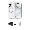 ieg™ iPhone 15 Pro Max Kılıf Kıvılcım Form Prime - Siyah Bilvis 0.18mm Plus Cam Ekran Koruyucu + Raze Metal Kamera Lens - LT