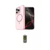 ieg™ iPhone 15 Pro Max Kılıf Kıvılcım Form Prime - Siyah Joko Magic 5D Hayalet Cam