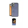 ieg™ iPhone 15 Pro Max Kılıf Kıvılcım Işık Serisi - Siyah Buffer Hayalet Cam Ekran Koruyucu