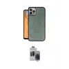 ieg™ iPhone 15 Pro Max Kılıf Kıvılcım Işık Serisi - Siyah Vanessa Magic Hayalet Cam