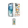 ieg™ iPhone 15 Pro Max Kılıf Kozmos Doku - Siyah Polymer Nano Ekran Koruyucu
