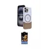 ieg™ iPhone 15 Pro Max Kılıf Kozmos Form Özel Seri - Siyah Buffer Hayalet Cam Ekran Koruyucu