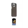 ieg™ iPhone 15 Pro Max Kılıf Kozmos Klasik Prime - Siyah Buffer Hayalet Cam Ekran Koruyucu