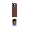 ieg™ iPhone 15 Pro Max Kılıf Kozmos Klasik Prime - Siyah Buffer Hayalet Cam Ekran Koruyucu