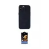 ieg™ iPhone 15 Pro Max Kılıf Kutup Serisi - Siyah Buffer Hayalet Cam Ekran Koruyucu