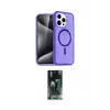 ieg™ iPhone 15 Pro Max Kılıf Nova Asil Prime - Şeffaf 360 Full Body Arka Koruyucu