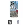 ieg™ iPhone 15 Pro Max Kılıf Nova Doku Prime - Siyah Joko Magic 5D Cam + PVD Metal Kamera Lens - GI