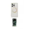 ieg™ iPhone 15 Pro Max Kılıf Pusula Form - Siyah 360 Mat Full Body Arka Koruyucu