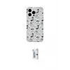ieg™ iPhone 15 Pro Max Kılıf Pusula Form - Siyah Bilvis 0.18mm Plus Cam Ekran Koruyucu