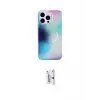 ieg™ iPhone 15 Pro Max Kılıf Pusula Form - Siyah Bilvis 0.18mm Plus Cam Ekran Koruyucu